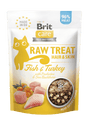 Brit Raw Treat Cat Hair&Skin, Fish&Turkey 40g
