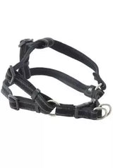 Postroj BUSTER Airmesh reflexní M, 25mm černý – Reflexní postroj pro psy velikosti M, barva černá.