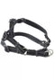 Postroj BUSTER Airmesh reflexní M, 25mm černý – Reflexní postroj pro psy velikosti M, barva černá.