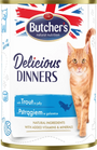 Butcher's Cat Delic.Dinners pstruh v želé konz. 400g