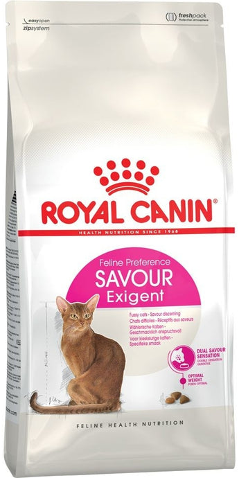 Royal Canin Feline Exigent Savour 4kg – Krmivo pro vybíravé kočky, podpora chuti k jídlu a vitality, balení 4kg.