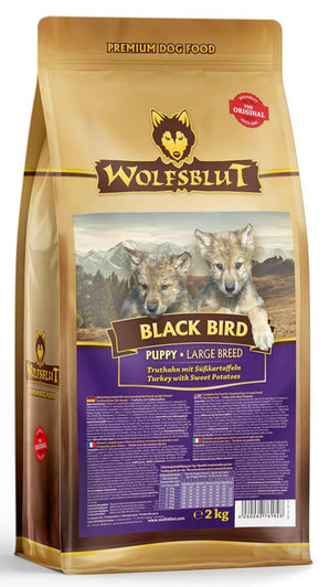 Granule Wolfsblut Dog Large Breed Puppy Black Bird pro štěňata velkých plemen, 2 kg.