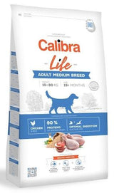 Calibra Dog Life Junior Medium Breed Chicken 2,5kg – Krmivo pro mladé psy středních plemen s kuřecím, balení 2,5 kg.