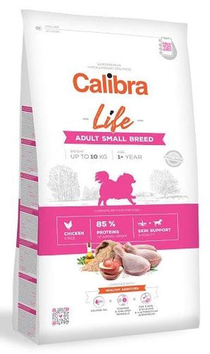 Calibra Dog Life Adult Small Breed Chicken 6kg – Krmivo pro dospělé psy malých plemen s kuřecím, balení 6 kg.