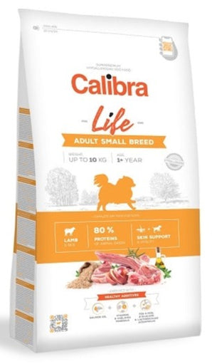 Calibra Dog Life Adult Small Breed Lamb 6kg – Krmivo pro dospělé psy malých plemen s jehněčím, balení 6 kg.