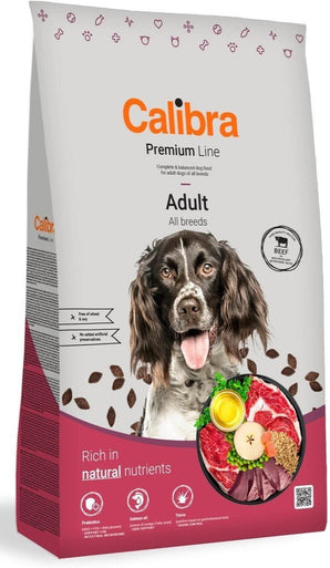 Calibra Dog Premium Line Adult Beef 100 g, krmivo s hovězím masem pro dospělé psy.