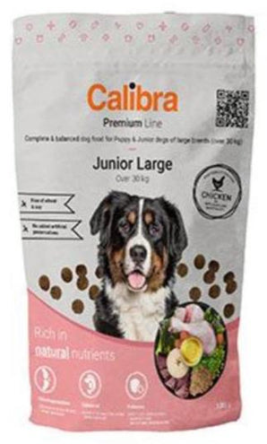 Calibra Dog Premium Line Junior Large 100 g, kompletní krmivo pro štěňata velkých plemen.