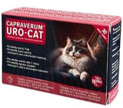 CAPRAVERUM URO-CAT 30tbl – Tablety pro kočky na podporu zdraví močových cest, balení 30tbl