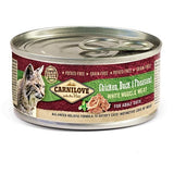 Carnilove White konz Mus Meat Duck&Pheasant Cats 100g – Konzerva pro kočky s kachním a bažantím masem, balení 100g