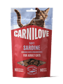 Carnilove Cat SOFT Snack Sardine+Strawberry 50g