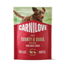 Carnilove Dog Pouch Paté Turkey&Quial+Carrot 300g