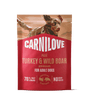 Carnilove Dog Pouch Paté Turkey&Wildboar+Ros.300g