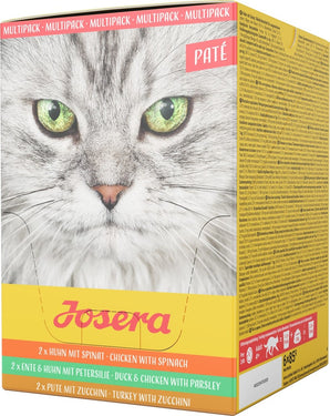 Josera Cat Super Premium Paté 6 x 85 g – Paté pro kočky, superprémiová kvalita, balení 6 x 85g.