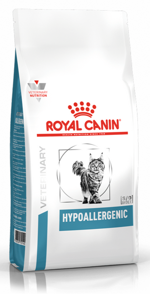 Royal Canin VD Feline Hypoallergenic 4,5kg balení pro kočky s potravinovými alergiemi