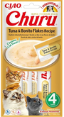 Churu Cat Tuna & Bonito Flakes Recipe 4x14g