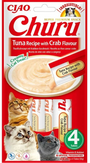 Churu Cat Tuna Recipe with Crab Flavor 4x14g
