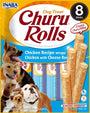 Churu Dog Rolls Chicken with Cheese wraps 8x12g