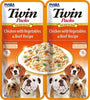 Churu Dog Twin Packs Chick&Veg. & Beef in Broth 2x40g