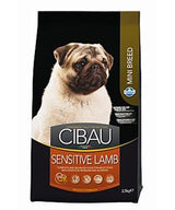 CIBAU Adult Sensitive, Lamb & Rice, Mini, 2,5 kg, hypoalergenní krmivo pro malé psy.