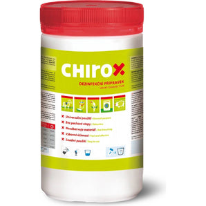 Chirox, 1 kg, dezinfekce ploch, povrchů a prostředí pro zvířata.