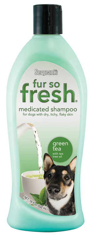 Sergeanťs šampon Fur So Fresh Medicated pes 532ml - Léčivý šampon pro psy pro zlepšení zdraví pokožky a srsti.