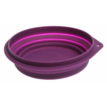 Silikonová cestovní miska 1000ml - Praktická cestovní miska pro psy a kočky, ideální na cesty a výlety.