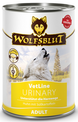 Konzerva Wolfsblut Dog VetLine Urinary pro psy s močovými potížemi, 395 g.
