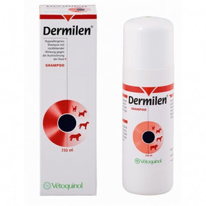 Dermilen, šampon, 150 ml, jemná péče o kůži a srst psů.