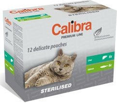 Calibra Premium Steril. 12 x 100 g - Konzervy pro sterilizované kočky v balení po 12 kusech, 100 g.