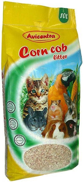 Corn Cob Litter Kukuřičná podestýlka jemná 10 l – Jemná kukuřičná podestýlka Corn Cob, balení 10 l.