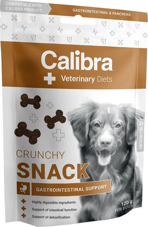 Calibra VD Dog Snack Gastrointestinal, 120 g, pamlsek pro psy s trávicími problémy.