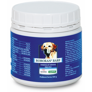 Roboran BARF pro psy 300g - Přírodní doplněk stravy pro psy, podporující zdraví kloubů a trávení.