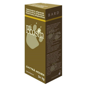 Ecosin, chytrá houba pro zvířata, 3x3 g, podpora při léčbě kožních problémů.