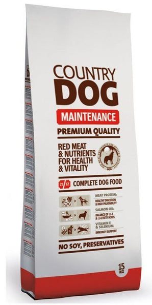 Country Dog Maintenance, 15 kg, výživné krmivo pro dospělé psy.