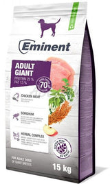 Eminent Dog Adult Giant 15kg – kompletní krmivo pro dospělé psy velkých plemen, podporuje zdraví a sílu.