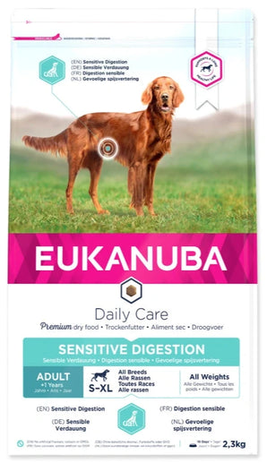 Eukanuba Dog DC Sensitive Digestion 2,3kg – Krmivo pro psy s citlivým trávením, balení 2,3kg