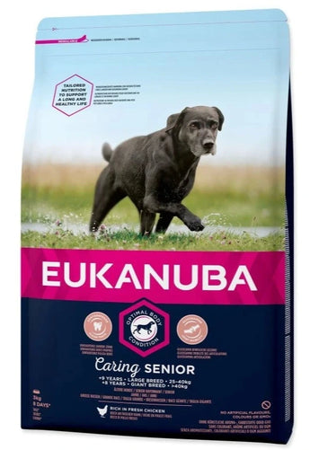 Eukanuba Dog Senior Large & Giant 3kg – Krmivo pro starší psy velkých a obřích plemen, balení 3kg
