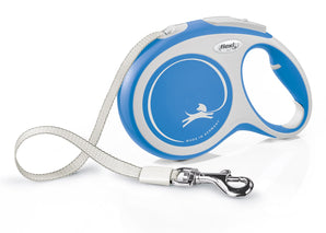 Vodítko FLEXI Comfort L, modrá barva, délka 8m, pro psy do 50kg.