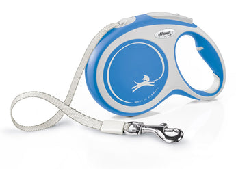 Vodítko FLEXI Comfort L, modrá barva, délka 8m, pro psy do 50kg.