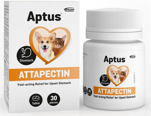 Aptus Attapectin, 30 tbl, podpora při zažívacích problémech psů a koček.
