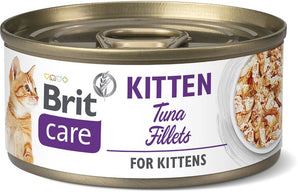 Brit Care Kitten Tuna Fillets 70 g – Filé z tuňáka pro koťata, balení 70 g.