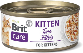 Brit Care Kitten Tuna Fillets 70 g – Filé z tuňáka pro koťata, balení 70 g.