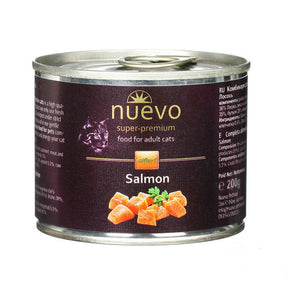 Nuevo kočka Adult Losos 200 g – Krmivo pro dospělé kočky s lososem, balení 200 g.