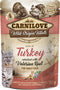 Carnilove Cat Pouch Turkey Enriched With Valerian 85g - krůtí kapsička s kozlíkem lékařským, podpora klidu.