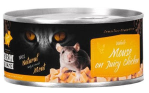 Farm Fresh Cat Whole Mouse on juicy Chicken 100 g – Krmivo pro kočky s kuřecím masem, balení 100 g.