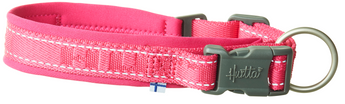 Obojek Hurtta Casual ECO polostahovák rubínový 35-45cm - Polostahovací obojek pro střední psy, který poskytuje kontrolu a pohodlí během venčení.