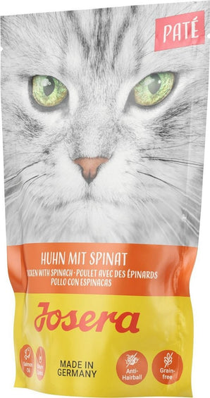 Josera Soup kuřecí s mrkví a špenátem 70 g – Kuřecí polévka pro kočky s mrkví a špenátem, balení 70 g.