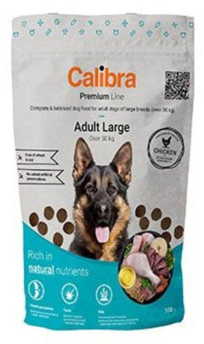 Calibra Dog Premium Line Adult Large 100 g, kompletní krmivo pro dospělé psy velkých plemen.