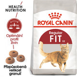 Royal Canin Feline Fit 32 4kg – Krmivo pro aktivní dospělé kočky, podpora vitality a zdraví, balení 4kg.