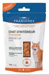 Francodex Pochoutka Indoor, pro kočky, 65 g, zdravá výživa pro domácí kočky.